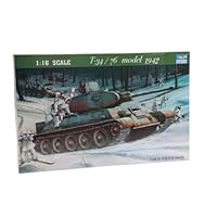 トランペッター 1 16 T-34 76 中戦車 1942年型 プラモデル Amazon.co.jp: トランペッター 1 16 T-34 76 中戦車 1942年型